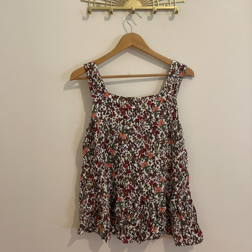 LOFT~ Floral Tank Blouse
